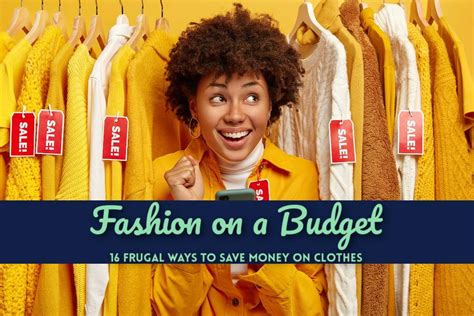 frugal fashion shopper|being fashionable on a budget.